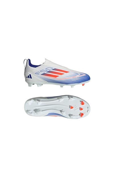 adidas حذاء كرة قدم F50 League Ll Fg/mg J للأطفال باللون الأبيض If1362