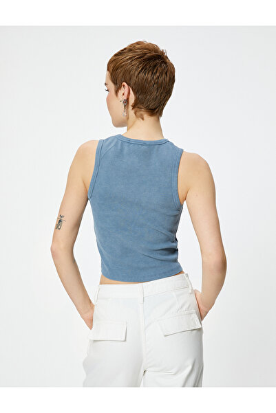 Koton Baskılı Crop Atlet Pamuklu