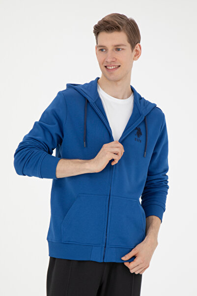 U.S. Polo Assn. Erkek Saks Örme Hırka 50269401-VR045