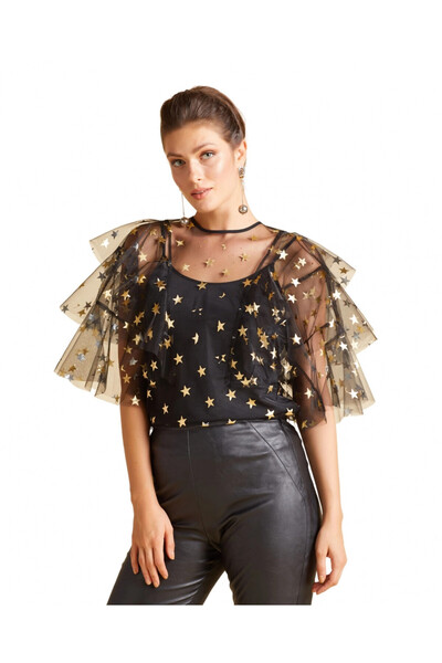 SERPİL Serpil Kadın Siyah Bluz 33303