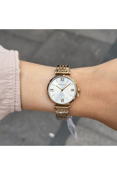 Ferrucci Fer.03394M.03 Steel Band Women's Wristwatch