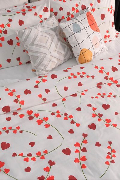 FAVORA Set cuvertură de pilota dublu Elegance Heart