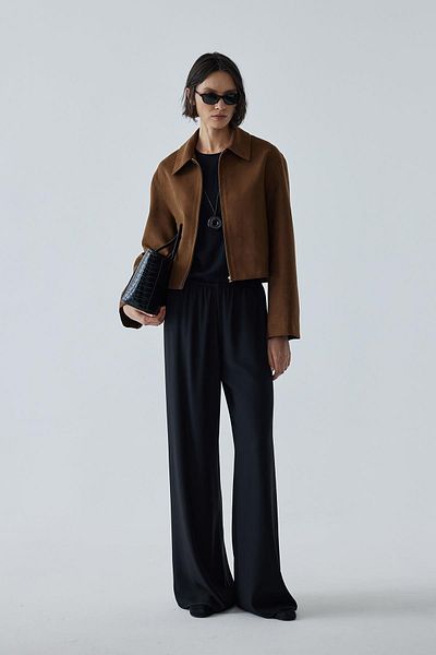Suud Collection Млечно кафе Gabriel Suede Look яке