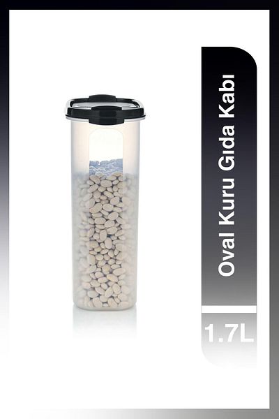 Tupperware Oval Container for Pulses and Dry Food with Lid 1.7 Lt