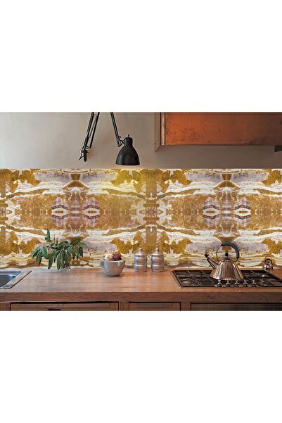 TİNK Kendinden Yapışkanlı Etnik Mermer Desenli Pvc Panel 41x62 Cm (4 Adet) 1 M²