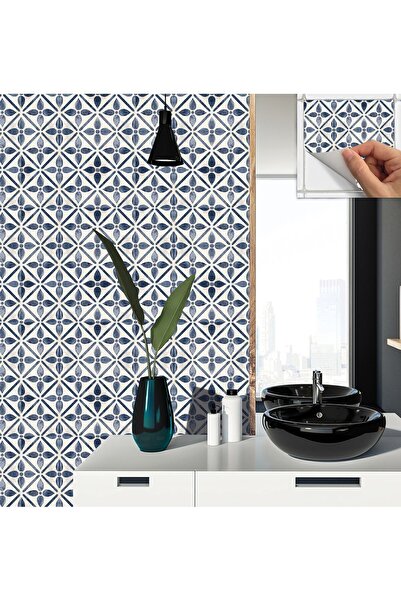 TİNK Kendinden Yapışkanlı Serenıty Desenli Tezgah Arası Kaplama Pvc Karo 30x30 Cm (56 ADET) 5m2