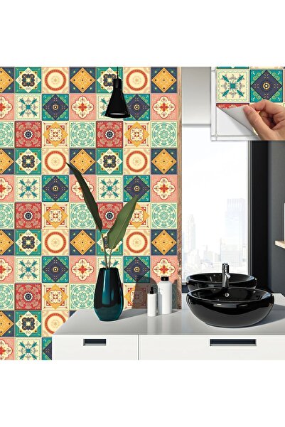 TİNK Kendinden Yapışkanlı Tokyo Desenli Pvc Karo 30x30 Cm (11 ADET) 1m2