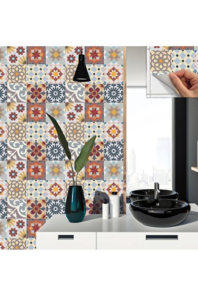 TİNK Kendinden Yapışkanlı Karma Agora Desenli Pvc Karo 30x30 Cm (11 ADET) 1m2