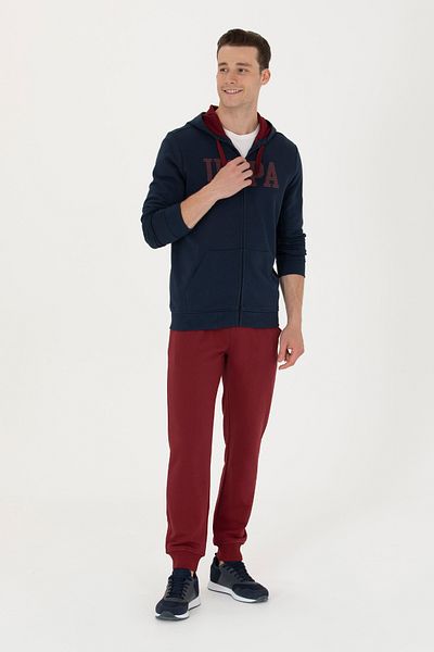 U.S. Polo Assn. Men's Burgundy Sweatpants 50269408 -Vr014