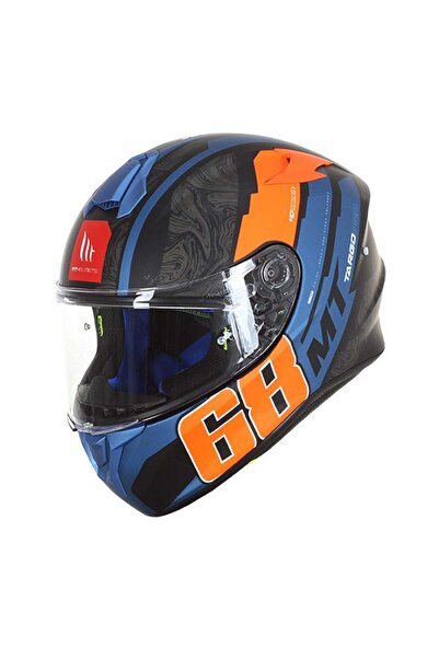 MT Kask Targo Pro Welcome D4 Matt Fluor Orange Beden: Xxl