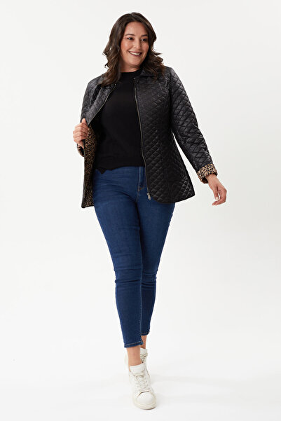 Veger KAPİTONE İÇİ DESENLİ MONT