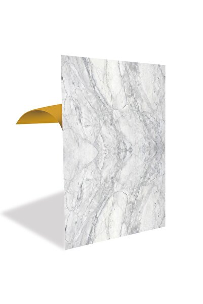 TİNK Kendinden Yapışkanlı Gri Ağ Mermer Desenli Pvc Panel 41x62 Cm (12 Adet) ...