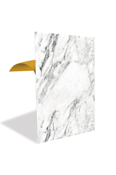 TİNK Kendinden Yapışkanlı Beyaz Mermer Desenli Pvc Panel 41x62 Cm (4 Adet) 1 M²