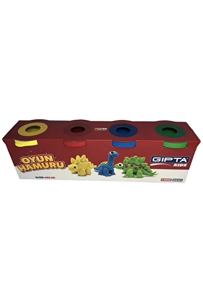 Gıpta K8321 480Gr Play Dough 4 Colors (4X120Gr)