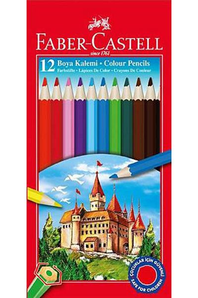Faber Castell Dry Paint 12 Colors Full Size 1 Piece