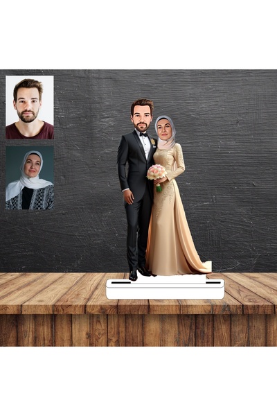 wonderlike Sevgiliye Özel Karikatür Figürleri, Hediye ve Doğum Günü Sürprizi