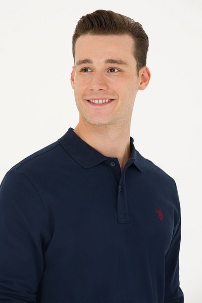 U.S. Polo Assn. Тъмносин мъжки суичър - Базов модел 50269405 -Vr033