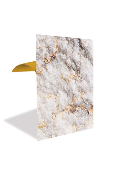TİNK Kendinden Yapışkanlı Gold Mermer Desenli Pvc Panel 41x62 Cm (4 Adet) 1 M²