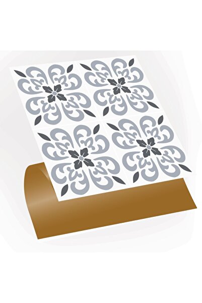 TİNK Kendinden Yapışkanlı Mutfak Kaplama Geometrik 034 Desenli Pvc Karo 30x30...