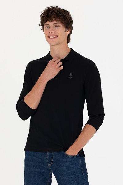 U.S. Polo Assn. Men's Black Basic Sweatshirt 50269404 -Vr046