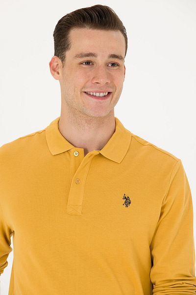 U.S. Polo Assn. Hanorac pentru bărbați de culoare muștar - 50269405 -VR072