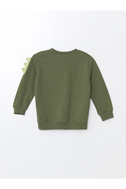 LC Waikiki Lw - Bisiklet Yaka Uzun Kollu Baskılı Erkek Bebek Sweatshirt Ve Eşofman Alt 2'li Takım