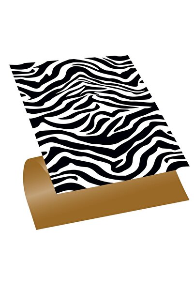 TİNK Kendinden Yapışkanlı Zebra Desenli Pvc Karo 30x30 Cm (4 ADET) 0,36 M2
