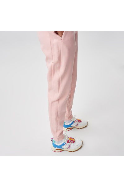 Lacoste Kadın Slim Fit Baskılı Pembe Eşofman Altı