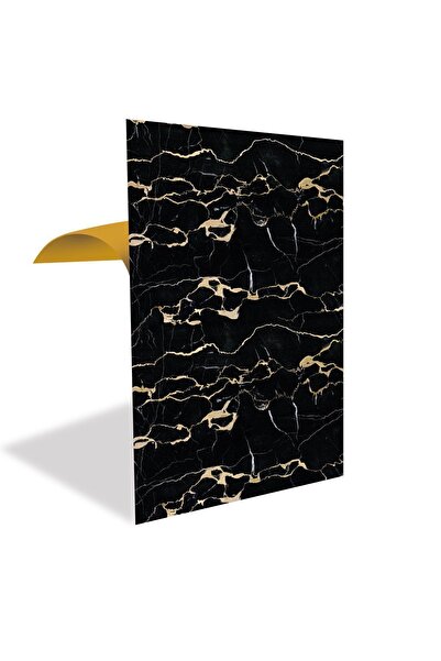 TİNK Kendinden Yapışkanlı Gold Siyah Desenli Pvc Panel 41x62 Cm (12 Adet) 3 M²