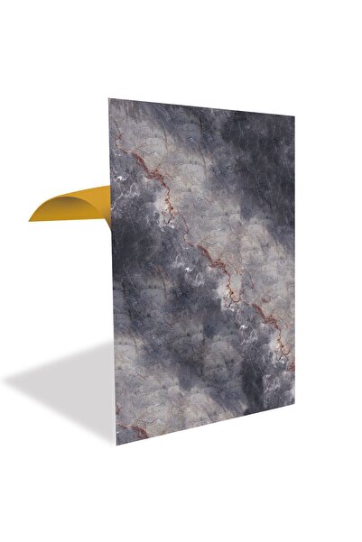 TİNK KENDİNDEN YAPIŞKANLI KIRMIZI ÇİZGİ DESENLİ PVC PANEL 41x62 cm (4 Adet) 1 m²