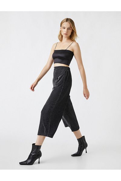 Koton Glitter Detailed Trousers