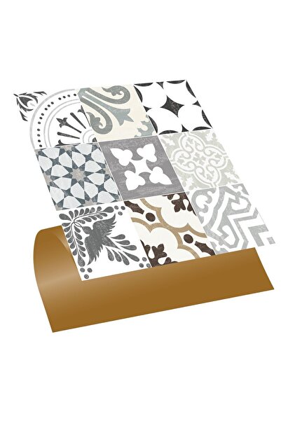 TİNK Kendinden Yapışkanlı Karma Londra Desenli Pvc Karo 30x30 Cm (4 ADET) 0,36 M2