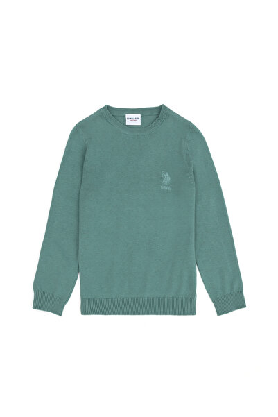 U.S. Polo Assn. Pulover de bază Mint pentru băieți 50269409 -VR090