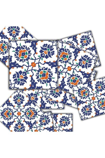 TİNK Kendinden Yapışkanlı Çini Desenli Pvc Karo 15x15 Cm 10'lu Paket