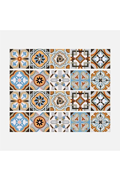 TİNK Kendinden Yapışkanlı Fas2 Desenli Pvc Karo 10x10 Cm 20'li Paket