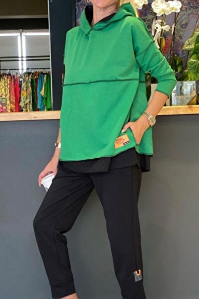 Mossta Green Long Sleeve Two Thread Set