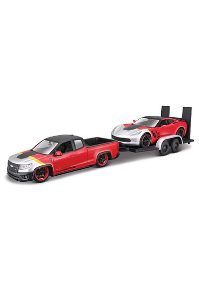 Maisto 2017 Chevrolet Colorado Zr2 & 2015 Corvette Z06