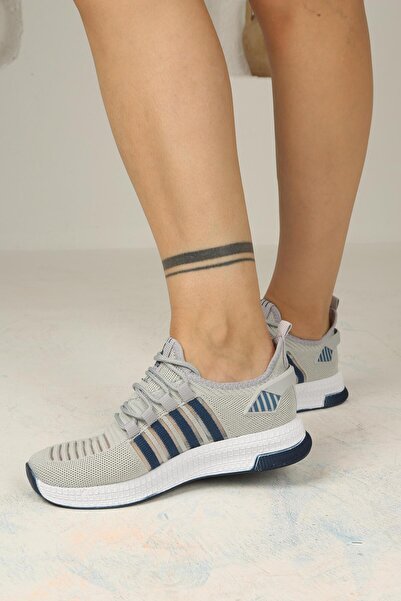 homiro Buz-İndigo Жіночі трикотажні спортивні кросівки - на шнурівці