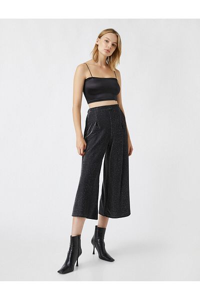 Koton Glitter Detailed Trousers