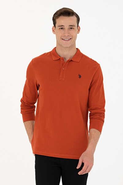 U.S. Polo Assn. Brick Colored Men's Sweatshirt - Basic Model50269405-VR031