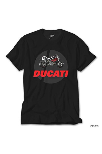 WAKHA Tricou negru Ducati Monster
