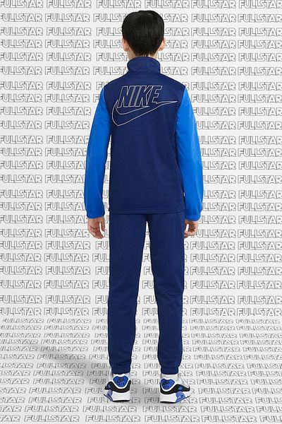 Nike Σετ αθλητικής φόρμας με φερμουάρ και μεγάλο λογότυπο με φερμουάρ σε μπλε ναυτικό