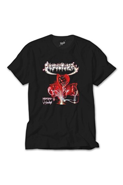 CrowsGate Sepultura Morbid Visions crna dječja majica 13-14 godina