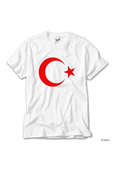 CrowsGate Moon Star White White T-Shirt