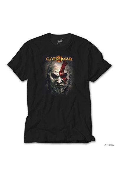 WAKHA تي شيرت إله الحرب 2 أسود