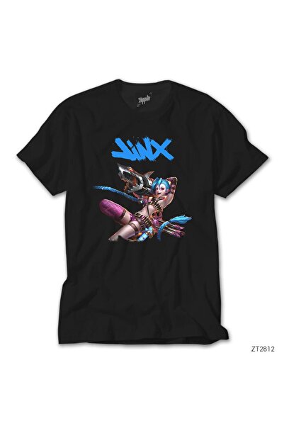 CrowsGate Tricou negru League Jinx Combat