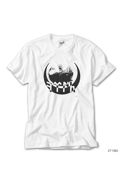 CrowsGate Göktürk Kurt White T-Shirt
