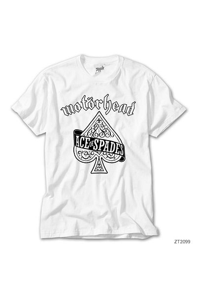 CrowsGate Motörhead Ace of Spades White T-shirt