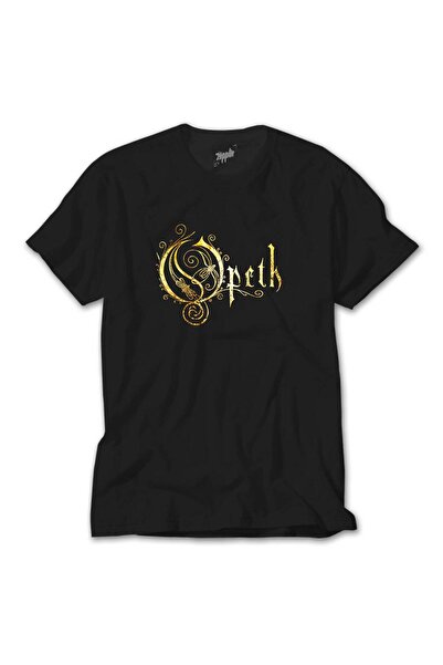 Liyada Κλασικό μαύρο μπλουζάκι Opeth Logo