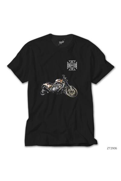 WAKHA Tricou negru West Coast Chopper